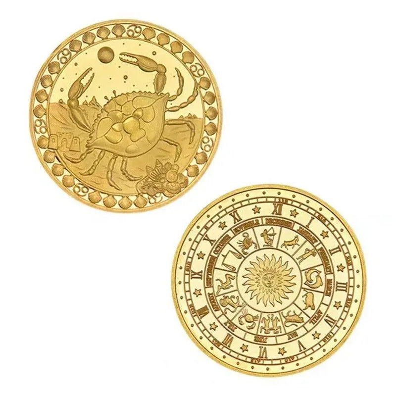 12 Constellation Commemorative Coins Set | Collector's Edition Astrology Gifts