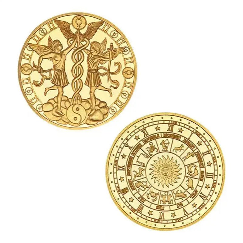 12 Constellation Commemorative Coins Set | Collector's Edition Astrology Gifts