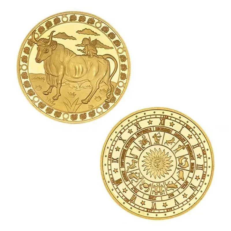 12 Constellation Commemorative Coins Set | Collector's Edition Astrology Gifts