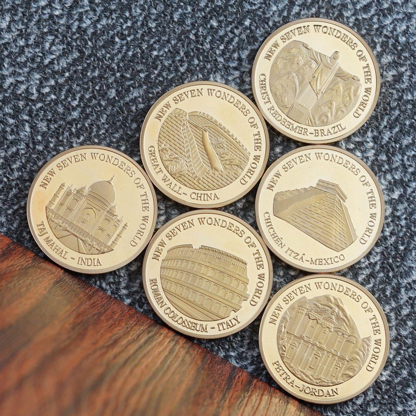 7 Wonders of the World Coins – Collector’s Set