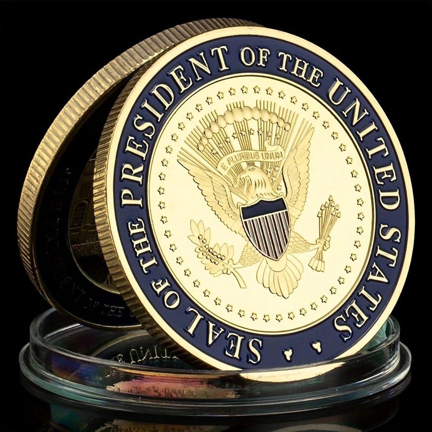 Donald Trump 45th President Commemorative Coin - White House & Seal Design