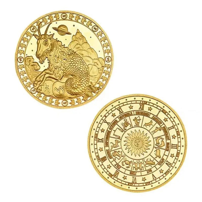12 Constellation Commemorative Coins Set | Collector's Edition Astrology Gifts