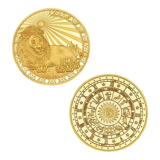 12 Constellation Commemorative Coins Set | Collector's Edition Astrology Gifts