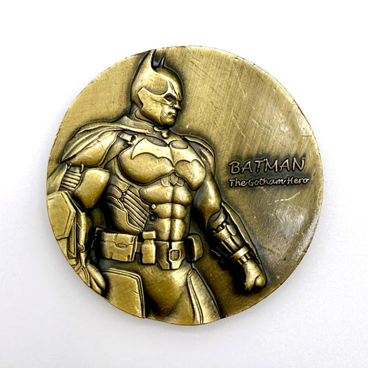 Batman & Joker Commemorative Coin - Bronze-Toned Superhero Collectible