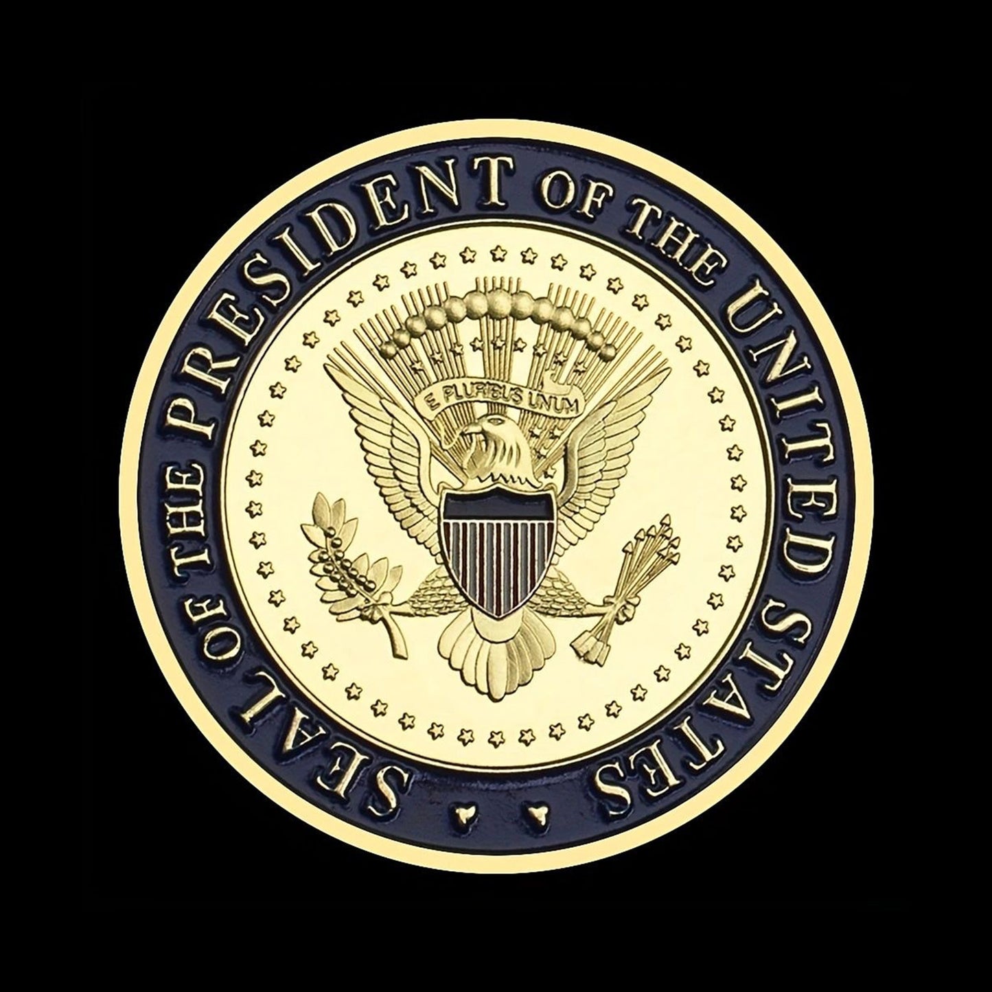 Donald Trump 45th President Commemorative Coin - White House & Seal Design